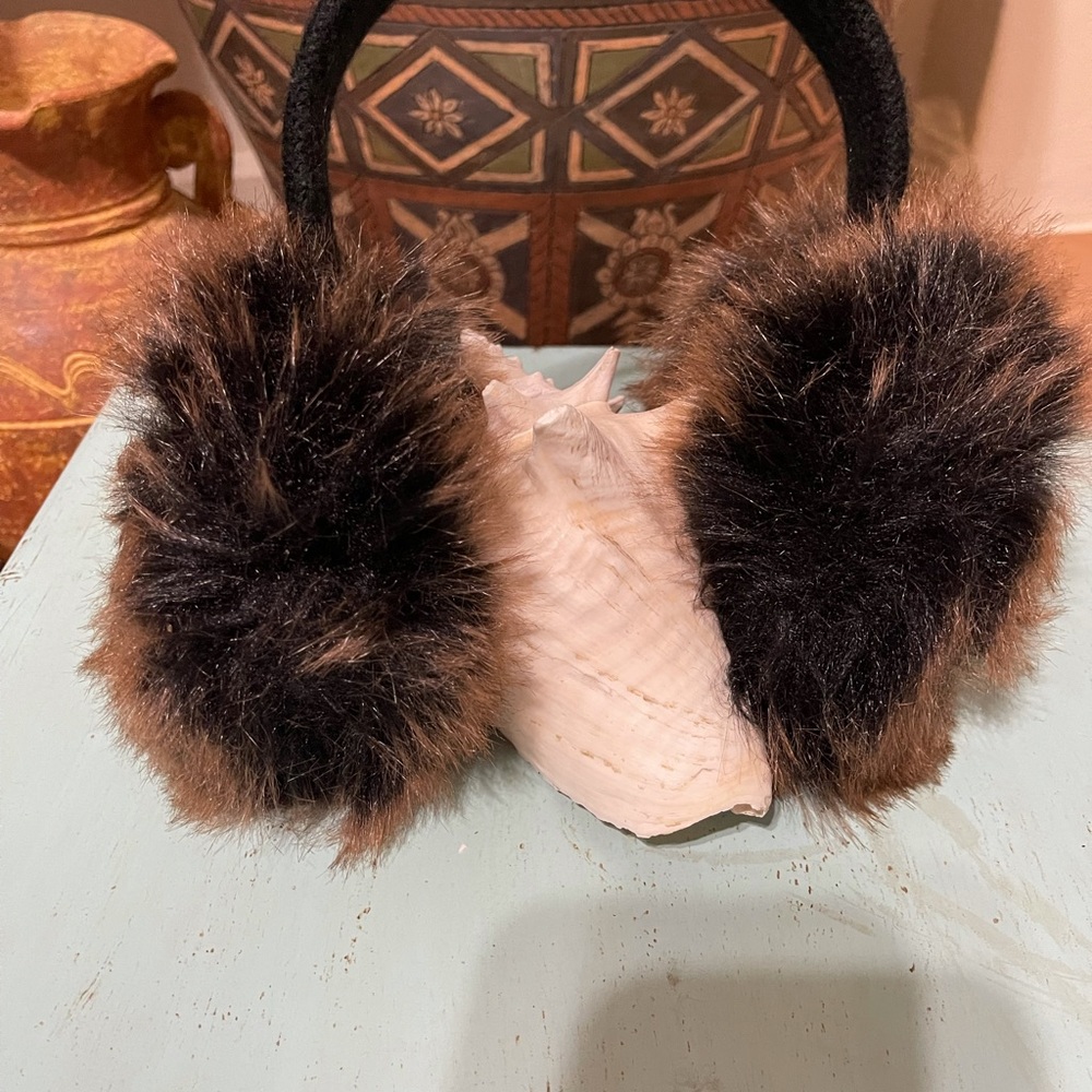 Faux fur earmuffs